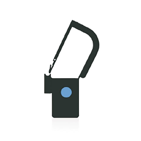 marketlab EasyTwist Padlock Security Tray Tags • With Indicator Dot • 32mmL with Large Tab 500 / pk