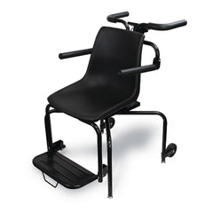 marketlab 550lb Rolling Chair Scale, With WiFi/Bluetooth & AC Adapter • 25.6"W x 31.25"-38.75"D x 37.2"H  1 / each