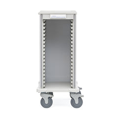 MARKET LAB Narrow Pace Cart , 27 • White Frame With FlexCell Interior • 17.5"W x 21.25"D x 39.25"H EACH  ML108083