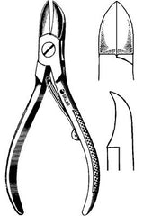 Nail Nipper Merit™ Straight Concave Jaw 4-1/2 Inch Length Stainless Steel Case of 50 MK-1081886