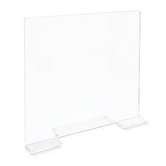 Marketlab Polycarbonate Splash Guards, Small • 4.25"W x 19"L x 18"H | ML108340