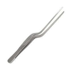 Ear Forceps Econo Sterile™ Lucae 5-1/2 Inch Length Floor / Office Grade Pakistani Stainless Steel Sterile NonLocking Thumb Handle Straight Serrated Tips CASE OF 25 MK-1084362