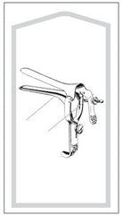 Vaginal Speculum Econo™ Pederson Sterile Floor Grade Stainless Steel Small Double Blade Duckbill Disposable Without Light Source Capability Case of 25 MK-1084509