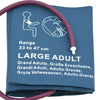 Reusable Blood Pressure Cuff 33 to 47 cm Arm Nylon Cuff Large Adult Cuff Each MK-1085783