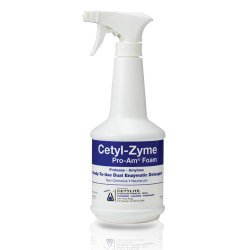 Dual Enzymatic Instrument Detergent Cetyl-Zyme Pro-Am® Foam Foam RTU 24 oz. Bottle Pleasant Scent Case of 6 MK-1092820