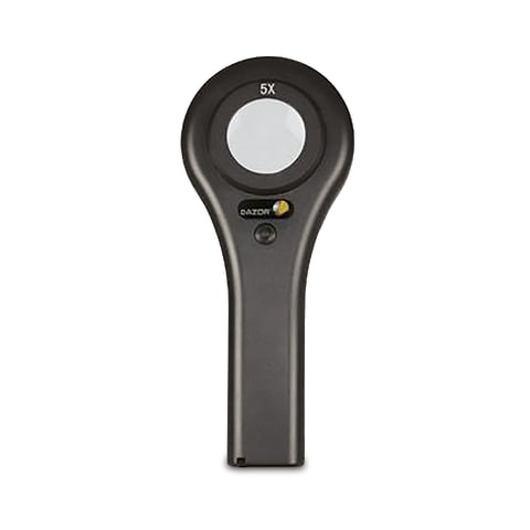 marketlab Mini Handheld Magnifier with 24 White LEDs, 5X 1 / each