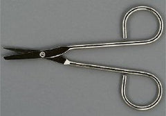 Suture Scissors Econo Sterile™ Littauer 4-1/2 Inch Length Floor / Office Grade Pakistani Stainless Steel Sterile Finger Ring Handle Straight Sharp Tip / Blunt Tip BOX OF 50 MK-1106261