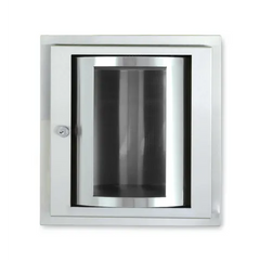 marketlab Stainless Steel Turntable Pass-Through Locking Specimen  Cabinet • 14.75"W x 15.5"L x 7"D 1 / each