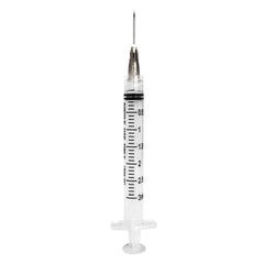 Standard Hypodermic Syringe with Needle Sol-M™ 3 mL 1 Inch 22 Gauge NonSafety Regular Wall (100/BX) MK-1124621