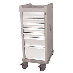 MARKET LAB Standard MRI Cart, Narrow 7-Drawer EACH ML11364
