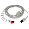 ECG Cable 6 Pin, Snap, One Piece For use with ECG System Each MK-1139890
