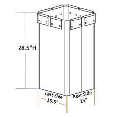 MARKET LEB Washable Insert EACH ML11409