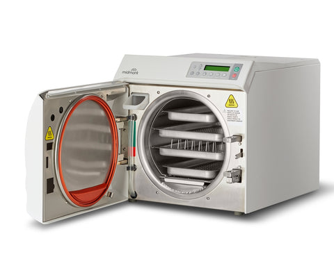 Ritter® M11 Benchtop Autoclave Steam 11 X 18 Inch Chamber Automatic Door INSTR RITTER M11 STEAM AUTOCLAVE 230V MK-1147628