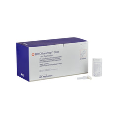 Skin Prep Solution ChloraPrep™ Clear 1 mL Foam Applicator 2% / 70% Strength CHG (Chlorhexidine Gluconate) / Isopropyl Alcohol Sterile 1ML (60/CT 4CT/CS) MK-1151673