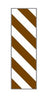 Pre-Printed Label Key Surgical® Multipurpose Label Brown / White Tape Diagonal Stripe Patterned 8-1/2 X 11 Inch MK-1155804