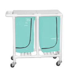 market leb Regular Capacity Double PVC Hamper Carts each ML12092