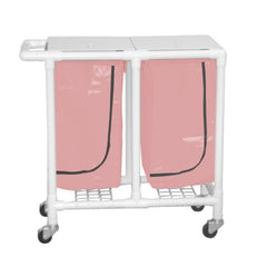 market leb Regular Capacity Double PVC Hamper Carts each ML12092