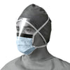 Surgical Mask with Eye Shield Prohibit X-Tra® Anti-fog Foam ASTM Level 1 Tie Closure One Size Fits Most MK-1163765