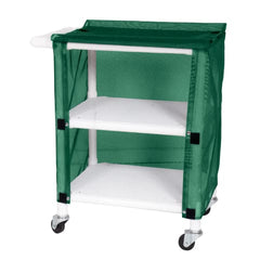 MARKET LEB 2-Shelf Linen Cart with Mesh or Vinyl Cover EACH ML12451