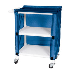 MARKET LEB 2-Shelf Linen Cart with Mesh or Vinyl Cover EACH ML12451