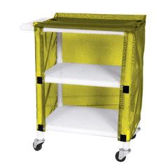 MARKET LEB 2-Shelf Linen Cart with Mesh or Vinyl Cover EACH ML12451