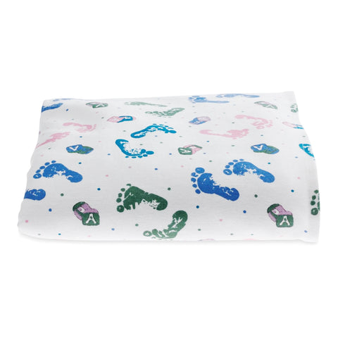 Baby Blanket Kuddle-Up 34 X 40 Inch Cotton FOOTPRINT 100% COTTON MK-1171942