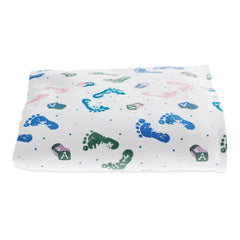 Baby Blanket Kuddle-Up 34 X 40 Inch Cotton FOOTPRINT 100% COTTON MK-1171942