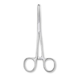 Tissue Forceps Centurion® Allis 6 Inch Length Floor / Office Grade Stainless Steel Sterile Locking Finger Ring Handle Straight 4 X 5 Teeth CASE OF 20 MK-1173695