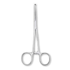 Tissue Forceps Centurion® Allis 6 Inch Length Floor / Office Grade Stainless Steel Sterile Locking Finger Ring Handle Straight 4 X 5 Teeth CASE OF 20 MK-1173695