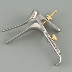 Vaginal Speculum Sklar® Pederson NonSterile OR Grade Stainless Steel Large Double Blade Duckbill with Self Retaining Screw Reusable Without Light Source Capability Each MK-1174787