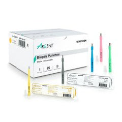 McKesson Biopsy Punch McKesson Argent™ Dermal Five 2 mm, Five 3 mm, Five 4 mm, Five 5 mm, and Five 6 mm BX/CS MK-1175179