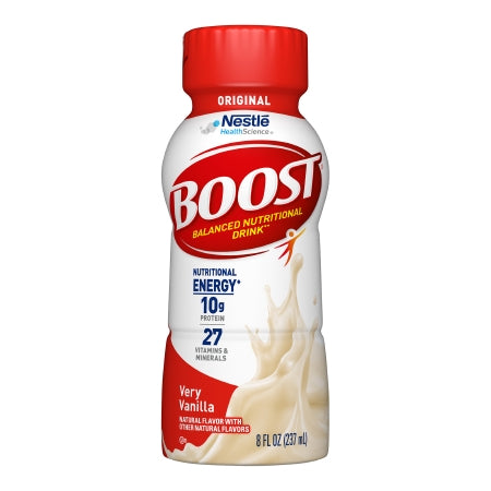 Nestle Healthcare Nutritio Oral Supplement Boost® Original Very Vanilla Flavor Liquid 8 oz. Bottle - M-1178521-654 | Case of 24