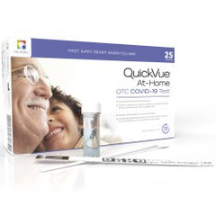 Respiratory Test Kit QuickVue® At-Home OTC COVID-19 Test 25 Tests CLIA Waived KT/CS MK-1191855