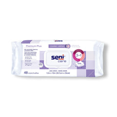 Personal Cleansing Wipe Seni® Care Soft Pack Unscented 48 Count  (48/PK 12PK/CS) MK-1192225