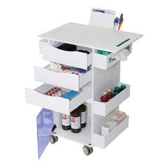 MARKET LAB Deluxe MRI Lab Cart, 23" x 23" top EACH ML11922