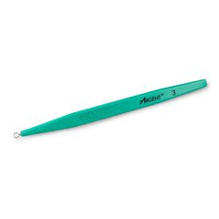 Dermal Curette McKesson 5-1/2 Inch Length Flat Textured Handle 3 mm Tip Semi-Sharp Loop Tip BX/CS/EA MK-1193025