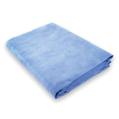 Burn Sheet MedSource Flat 60 W X 90 L Inch Blue Nonwoven Tissue Disposable (50/CS) MK-1193338