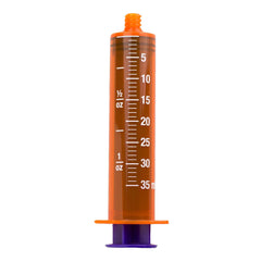 Oral Medication Syringe Vesco® 35 mL Enfit Tip Without Safety  ENFIT TIP AMBER BULK N/S 35ML (200/BX 4BX/CS MK-1193628