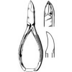 Nail Nipper Econo™ Concave Jaw 5-1/2 Inch Length Pakistan Stainless Steel Box of 12 MK-1194200