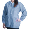 Lab Jacket FitMe™ Ceil Blue 2X-Large Hip Length 3-Layer SMS Disposable MK-1194418