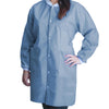 Lab Coat FitMe™ Ceil Blue Medium Knee Length 3-Layer SMS Disposable MK-1194510