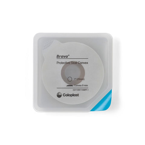 #1194626  Providers like you icon 44 Coloplast #12091 Ostomy Seal Brava® Convex, Starter Hole 1 Inch (25mm) For Use with Ostomy Pouch  F/OSTOMY POUCH BRAVA 1" (10/BX) MK-1194626