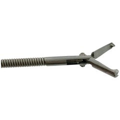 Grasping Forceps BR Surgical 70 cm Length OR / Surgical Grade Stainless Steel NonSterile Thumb Ring Handle Straight 1 X 2 Shark Teeth EACH MK-1195066