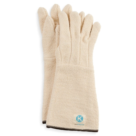 Autoclave Glove Key Surgical® One Size Fits Most Terry Cloth Cream 16 Inch Length Gauntlet Cuff NonSterile MK-1195162