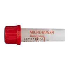 BD Microtainer® Capillary Blood Collection Tube Plain 250 µL to 500 µL BD Microgard™ Closure Plastic Tube MK-1195675