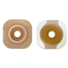 Ostomy Barrier New Image™ Flat CeraPlus™ Precut, Extended Wear Adhesive Tape Borders 1-3/4 Inch Flange Green Code System 7/8 Inch Opening (5/BX) MK-1195892
