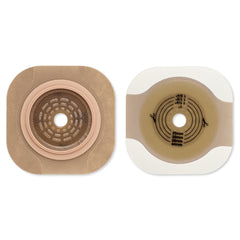 Ostomy Barrier New Image™ Flat CeraPlus™ Precut, Extended Wear Adhesive Tape Borders 1-3/4 Inch Flange Green Code System 1-1/8 Inch Opening (5/BX) MK-1195894