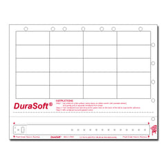 Identification Wristband with Label DuraSoft® Write On Band w/Labels Adhesive Closure Without Legend  (1000/CS) MK-1196345