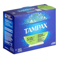 Tampon Tampax® Super Absorbency Cardboard Applicator Individually WrappedTampon Tampax® Super Absorbency Cardboard Applicator Individually Wrapped  (40/BX 12BX/CS) MK-1196738