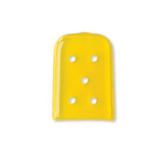 Instrument Tip Protecting Cap 17.8 mm Width X 1 Inch Length, Yellow Tint Vented PACK OF 100 MK-1197075